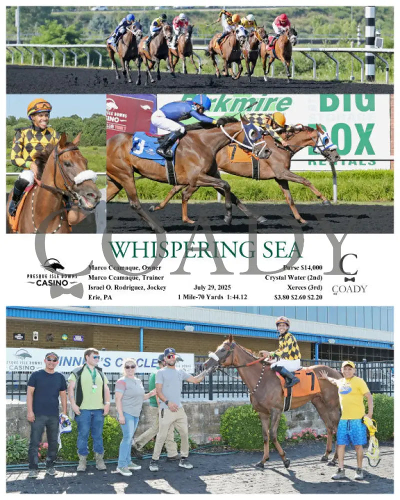 WHISPERING SEA - 07-29-25 - R05 - PID Presque Isle Downs
