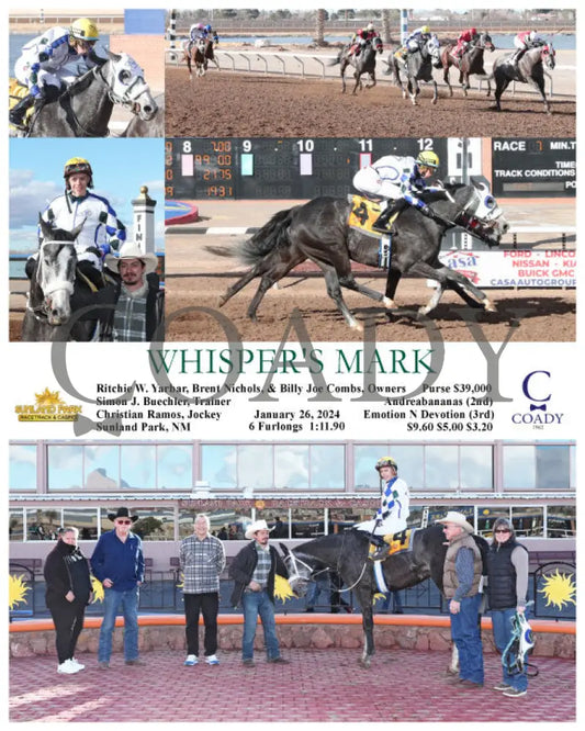 Whisper’s Mark - 01-26-24 R07 Sun Sunland Park