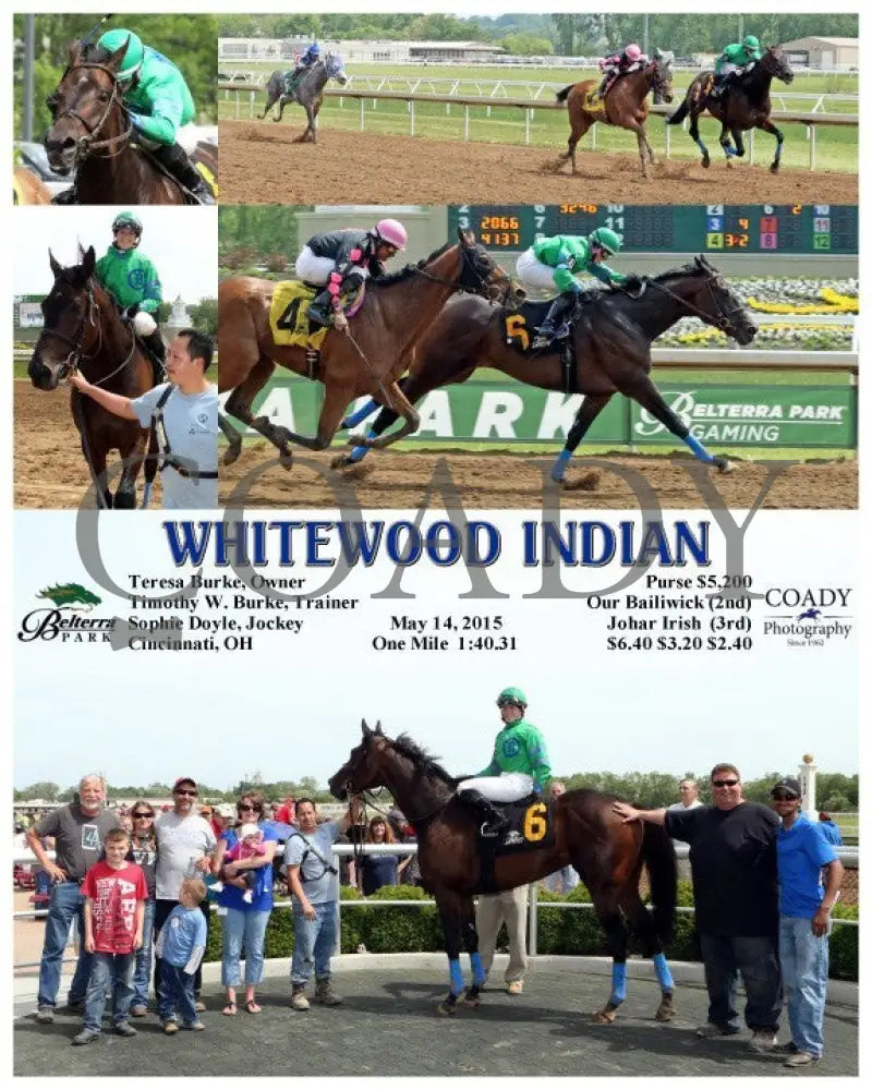Whitewood Indian - 051415 Race 04 Btp Belterra Park