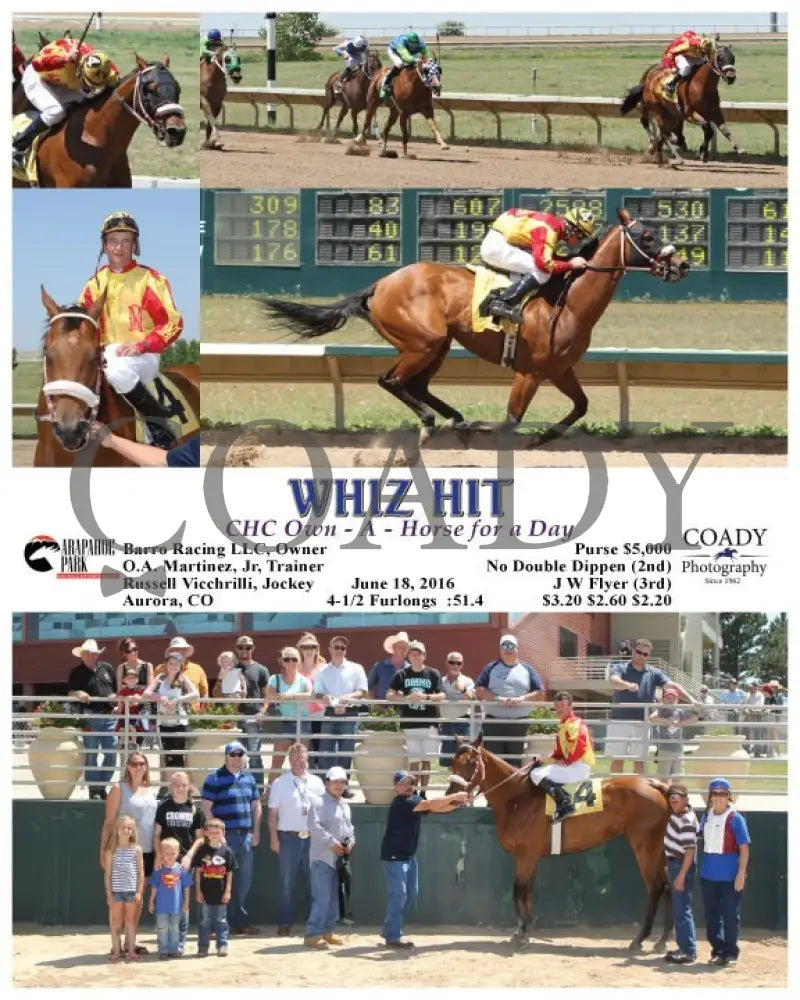 Whiz Hit - 061816 Race 04 Arp Arapahoe Park