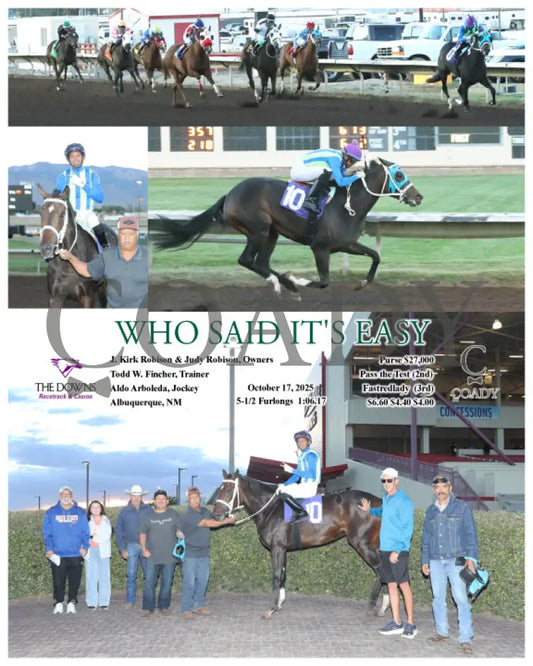 WHO SAID IT'S EASY  - 10-17-25 - R01 - ALB - Coady Media - Kurtis Coady Photography