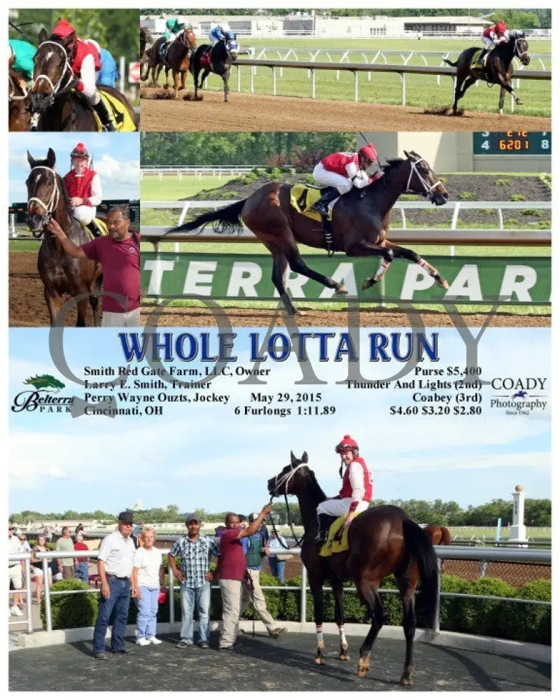 Whole Lotta Run - 052915 Race 07 Btp Belterra Park