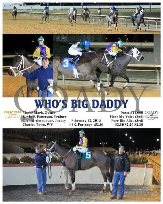 Who’s Big Daddy - 021213 Race 02 Ct Hollywood Casino At Charles Town Races