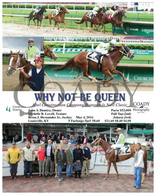 Why Not Be Queen - 050416 Race 08 Cd Churchill Downs