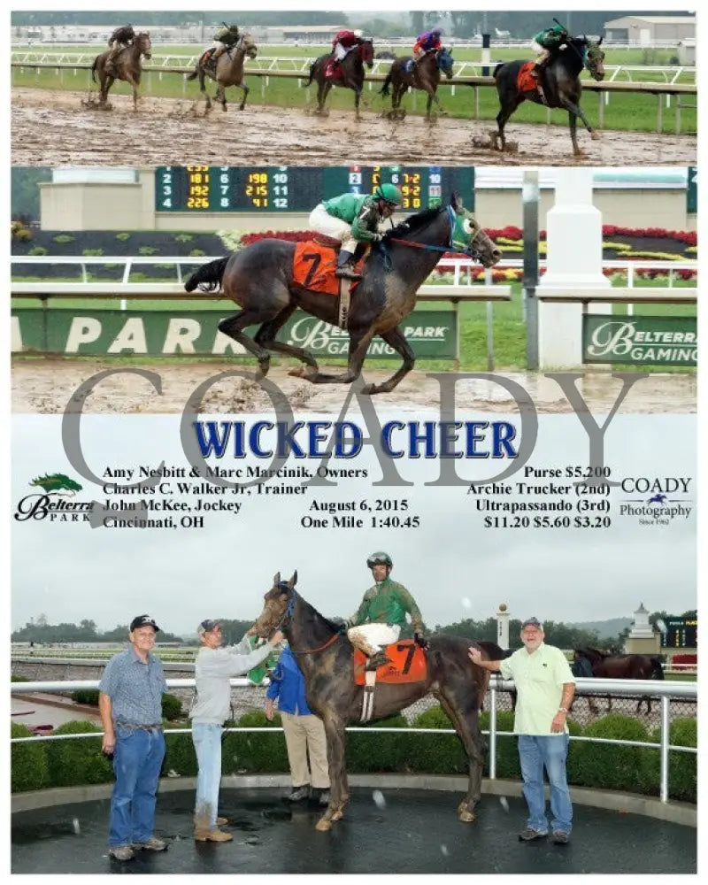 Wicked Cheer - 080615 Race 01 Btp Belterra Park