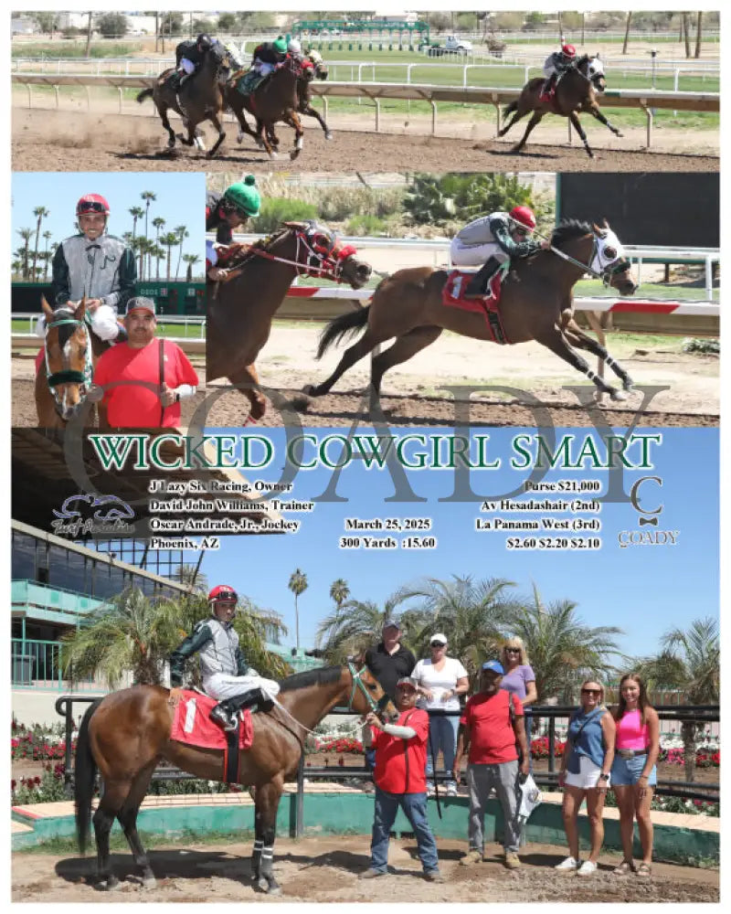 WICKED COWGIRL SMART - 03-25-25 - R01 - TUP Turf Paradise