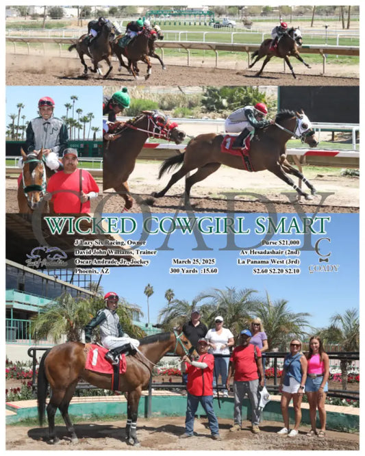 WICKED COWGIRL SMART - 03-25-25 - R01 - TUP Turf Paradise