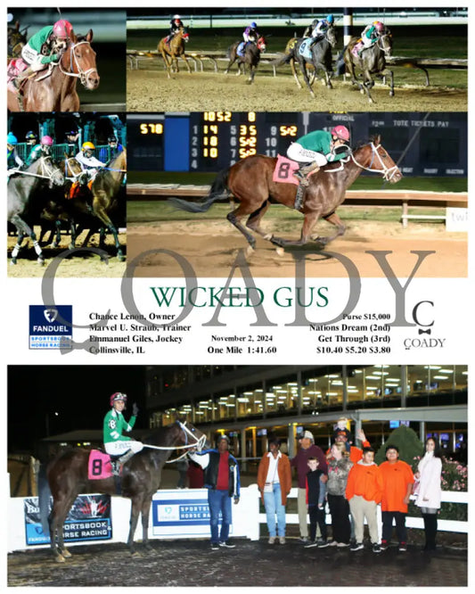 Wicked Gus - 11-02-24 R08 Fan Fanduel Sportsbook Horse Racing