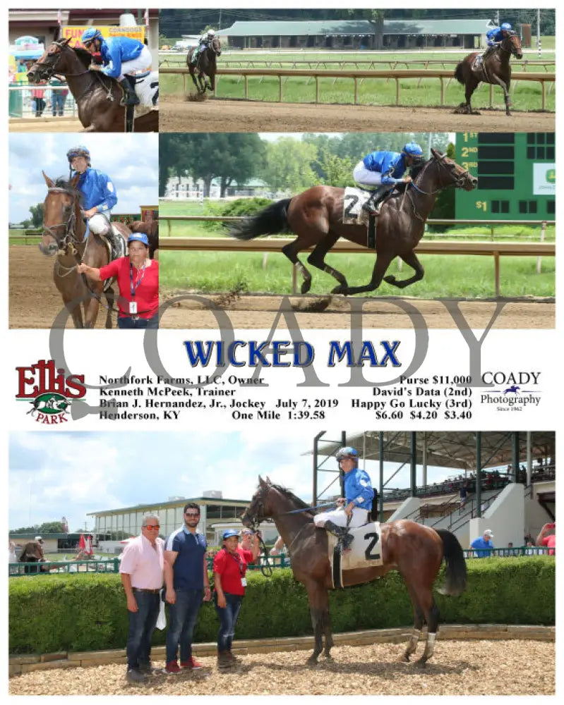 Wicked Max - 07-07-19 R01 Elp Ellis Park