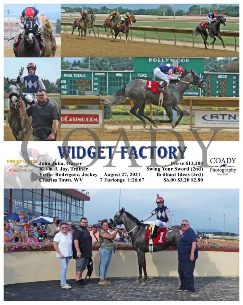 Widget Factory - 08-27-21 R02 Ct Hollywood Casino At Charles Town Races