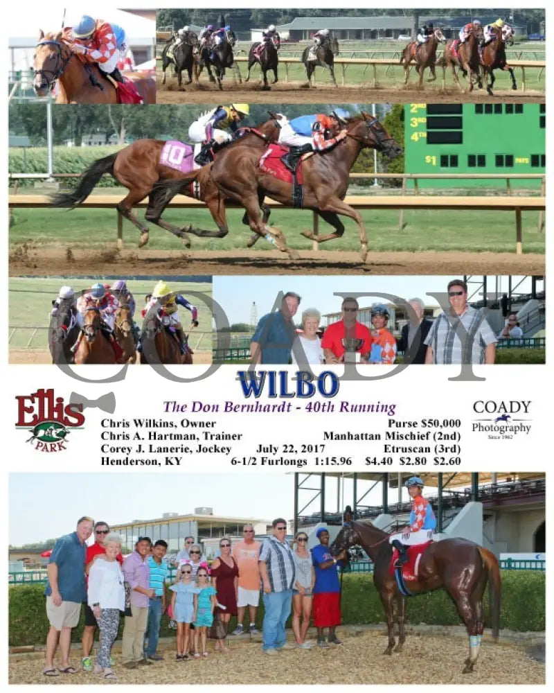 Wilbo - 072217 Race 08 Elp Ellis Park