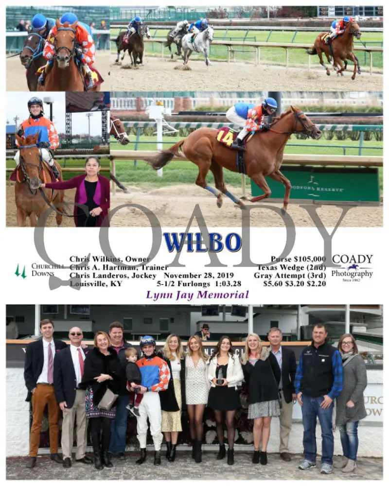 Wilbo - 11-28-19 R06 Cd Group Churchill Downs