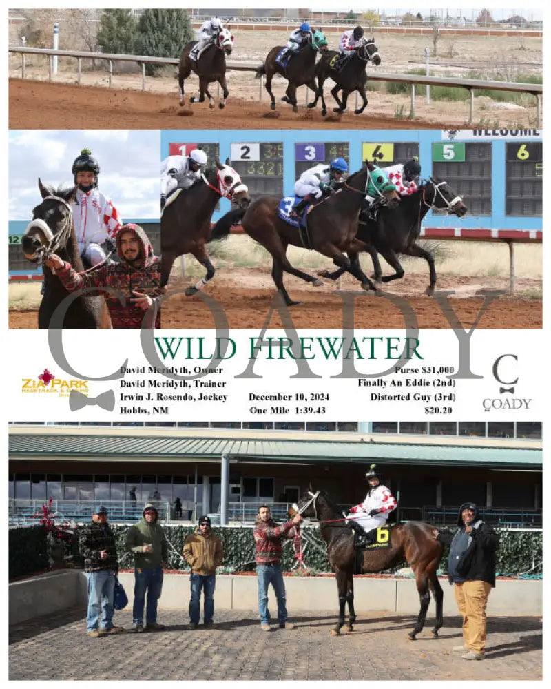 Wild Firewater - 12-10-24 R03 Zia Zia Park