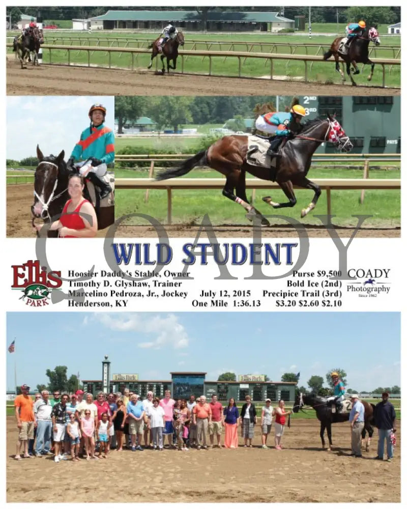 Wild Student - 071215 Race 03 Elp Ellis Park