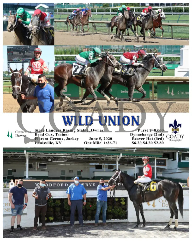 Wild Union - 06-05-20 R09 Cd Churchill Downs