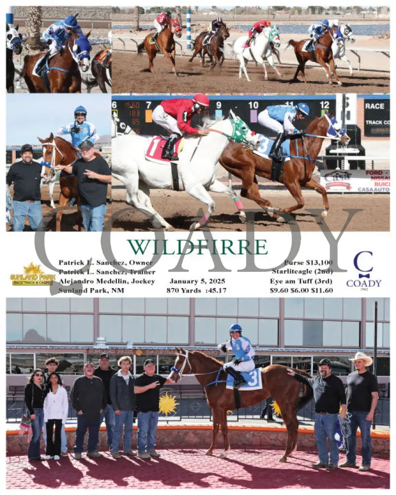 Wildfirre - 01-05-25 R01 Sun Turfway Park