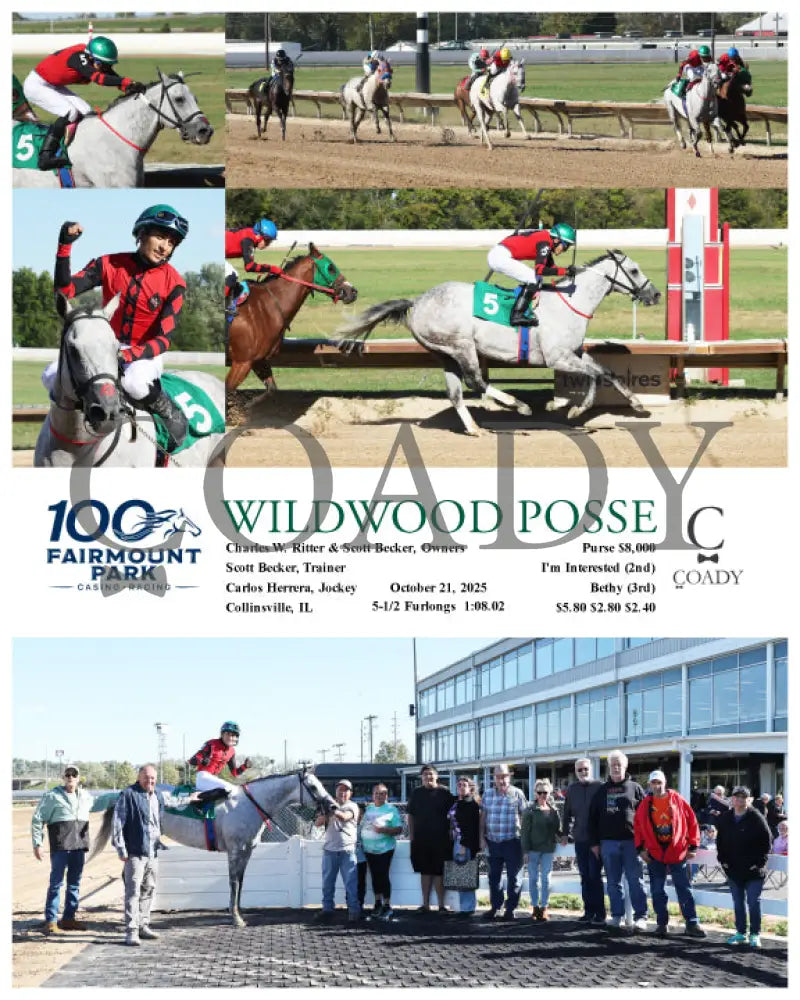 WILDWOOD POSSE - 10-21-25 - R02 - FP Fanduel Sportsbook Horse Racing