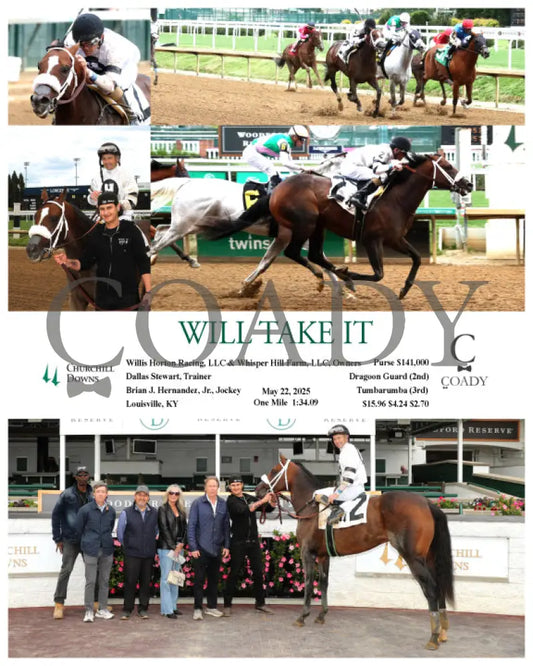 WILL TAKE IT - 052225 - Race 01 - CD Churchill Downs