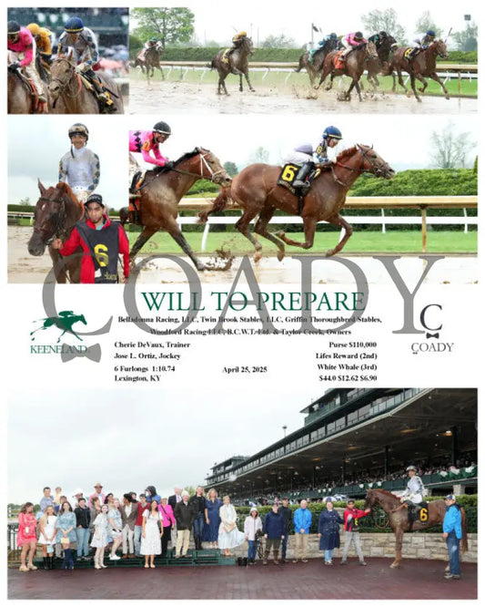 WILL TO PREPARE - 042525 - Race 07 - KEE Keeneland