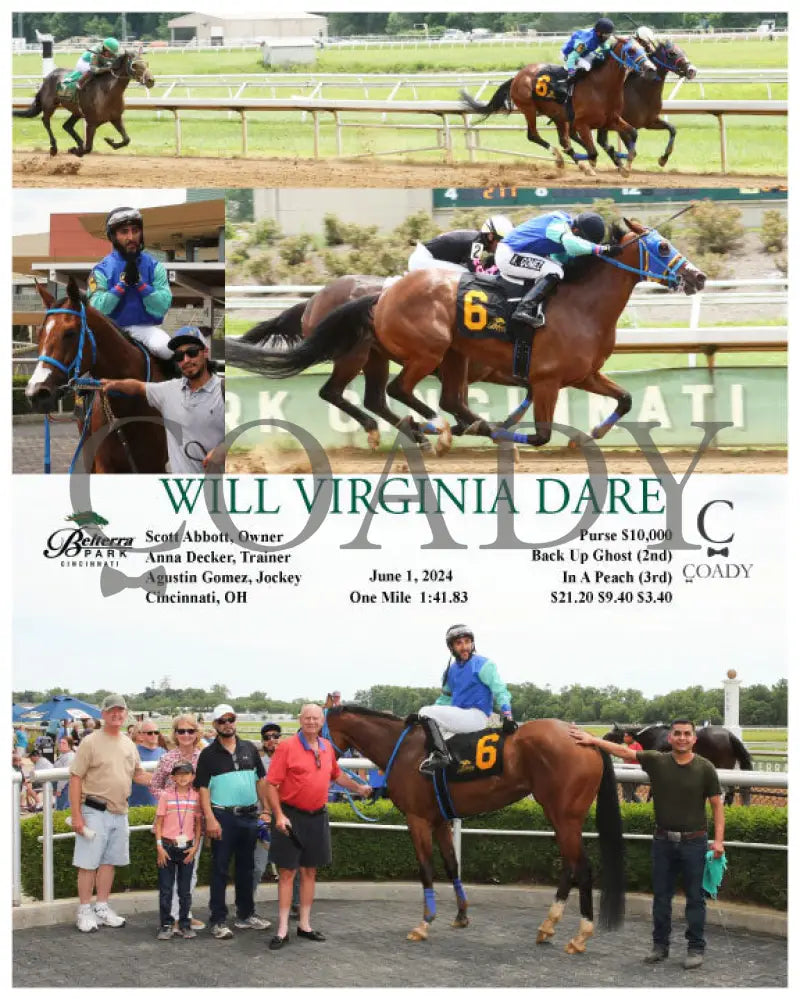 Will Virginia Dare - 06-01-24 R04 Btp Belterra Park