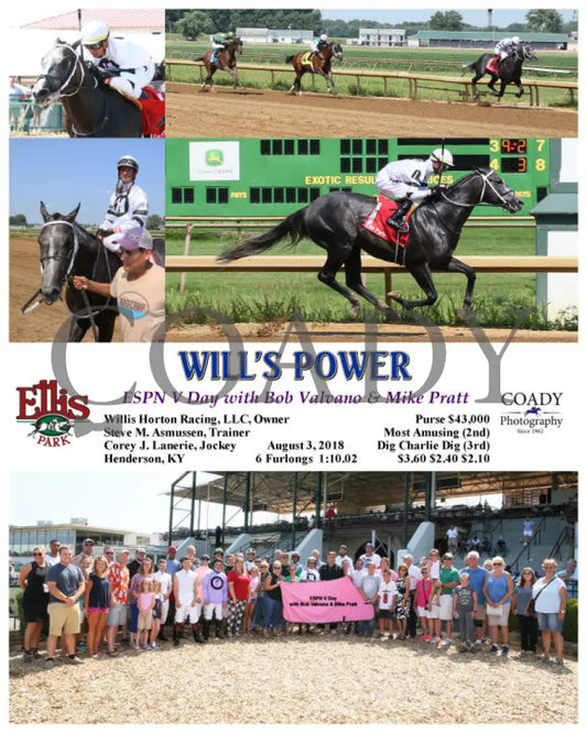 Will’s Power - 080318 Race 06 Elp Group Ellis Park