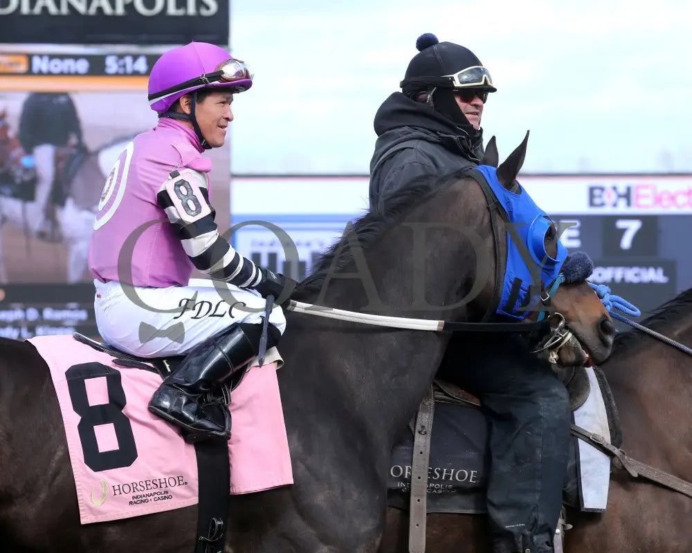 WIN ME OVER - The Brian Elmore Overnight Handicap - 04-15-25 - R07 - Horseshoe Indiana - Post Parade 01 - Sammantha