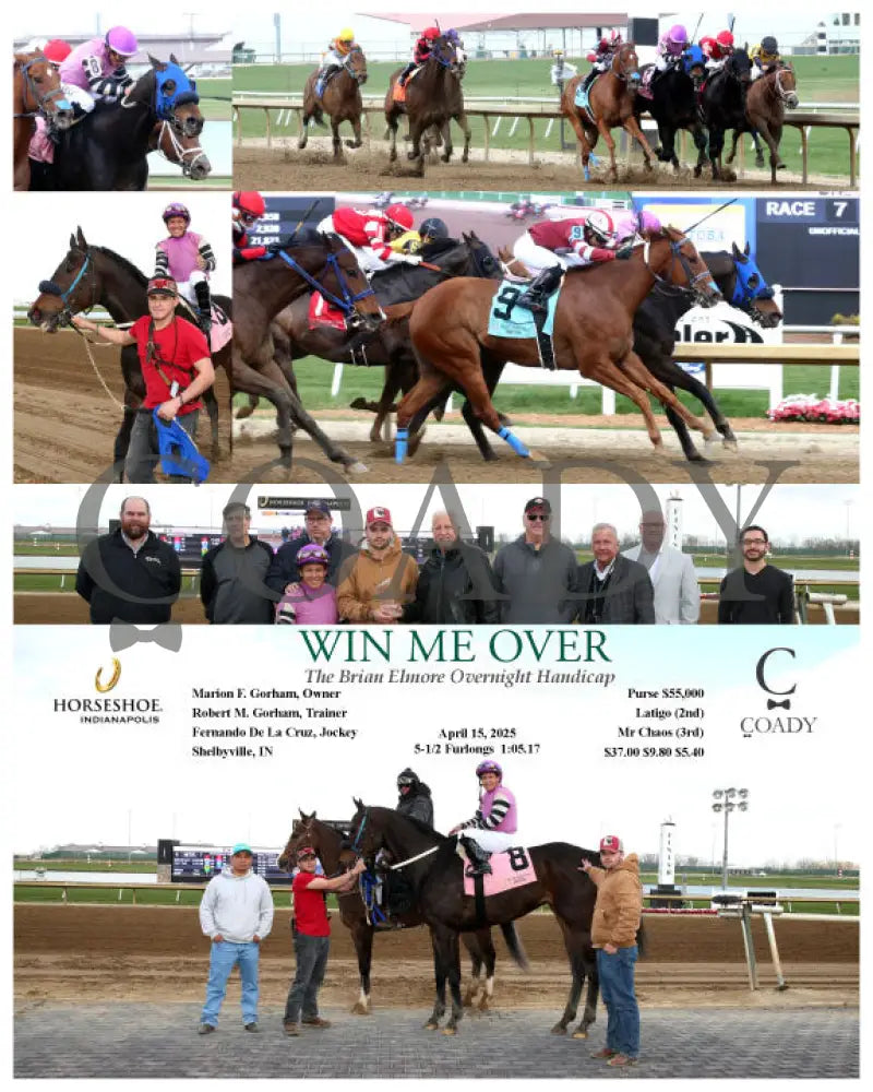 WIN ME OVER - The Brian Elmore Overnight Handicap - 04-15-25 - R07 - IND Indiana Grand