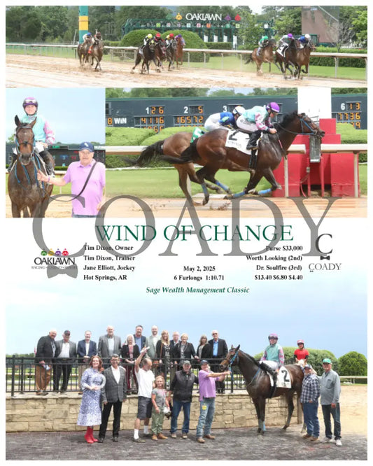 WIND OF CHANGE - 050225 - Race 05 - OP Oaklawn Park