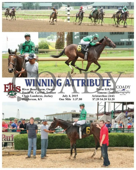 Winning Attribute - 070415 Race 01 Elp Ellis Park