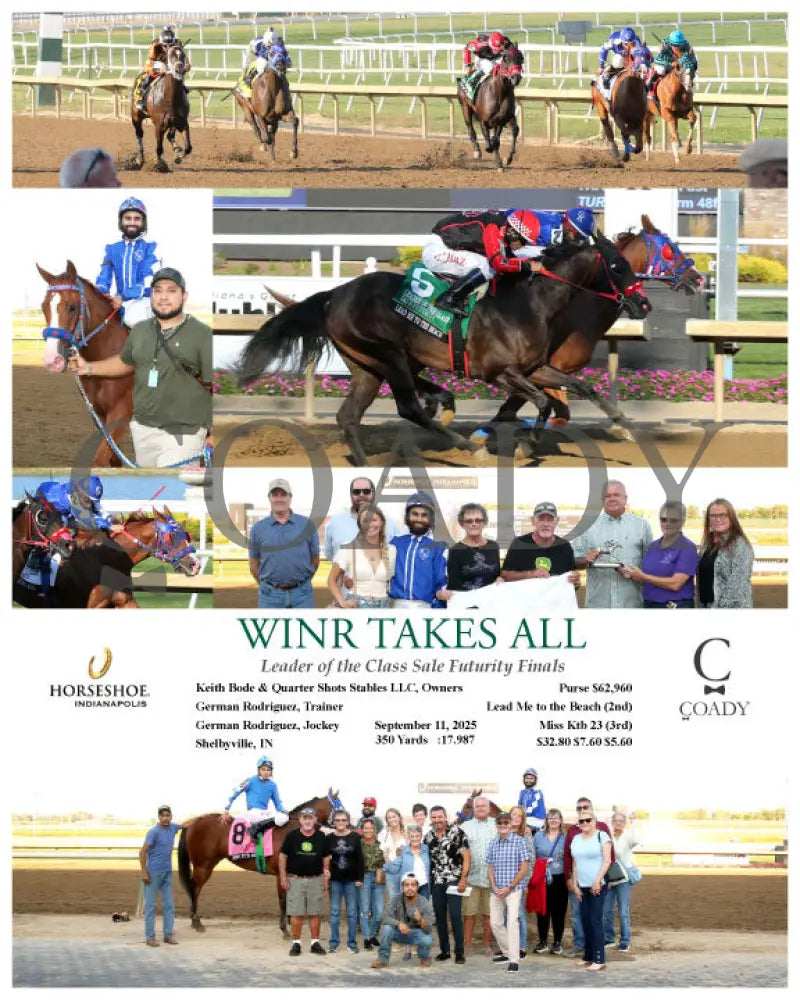 WINR TAKES ALL - Leader of the Class Sale Futurity Finals - 09-11-25 - R09 - IND Indiana Grand