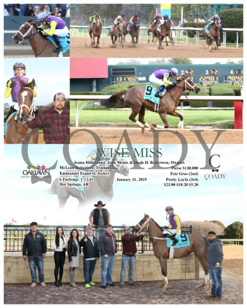 Wise Miss - 01-31-25 R06 Op Oaklawn Park