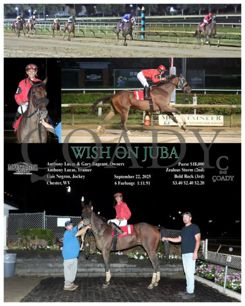 WISH ON JUBA - 09-22-25 - R06 - MNR Mountaineer Park