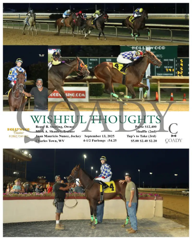 WISHFUL THOUGHTS - 09-13-25 - R02 - CT Hollywood Casino at Charles Town Races