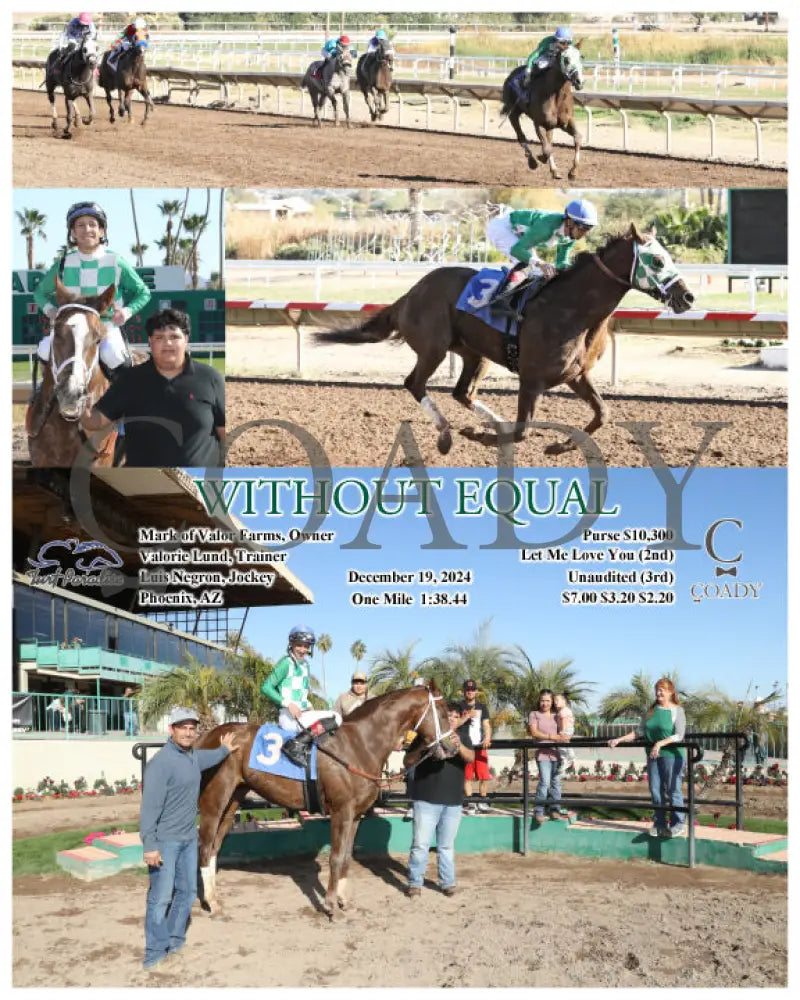 Without Equal - 12-19-24 R04 Tup Turf Paradise