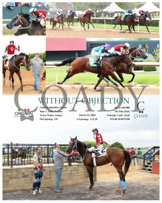 WITHOUT OBJECTION - 032325 - Race 01 - OP Oaklawn Park
