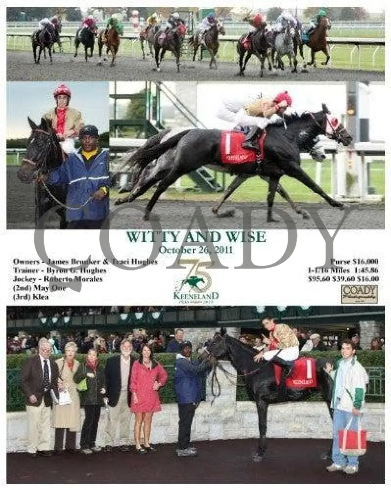 Witty And Wise - 102611 Keeneland