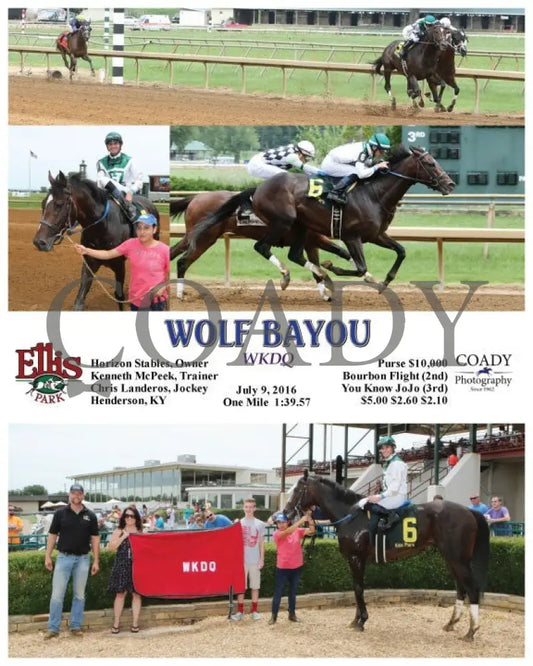 Wolf Bayou - 070916 Race 02 Elp Ellis Park