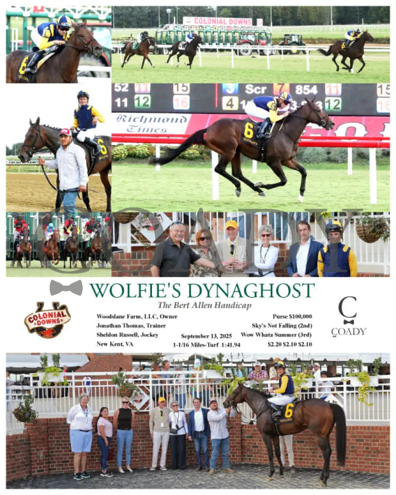 WOLFIE'S DYNAGHOST - The Bert Allen Handicap - 09-13-25 - CNL - Coady Media - Kurtis Coady Photography