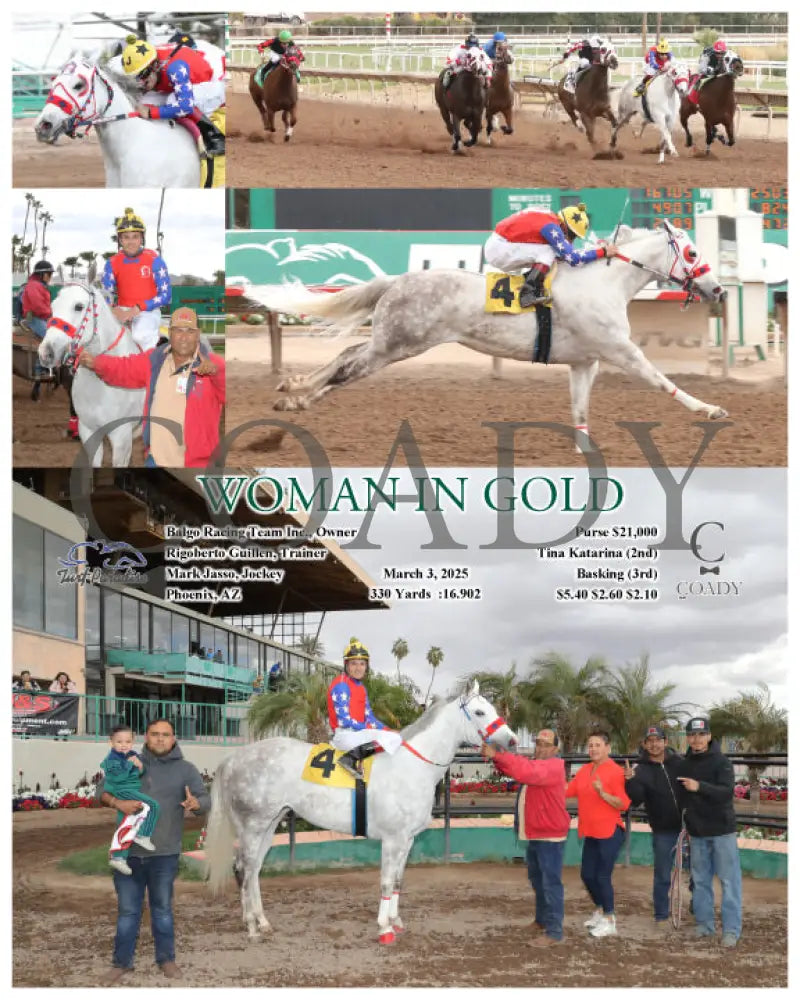 WOMAN IN GOLD - 03-03-25 - R01 - TUP Turf Paradise