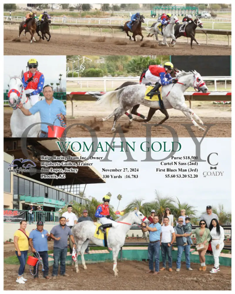 Woman In Gold - 11-27-24 R02 Tup Turf Paradise