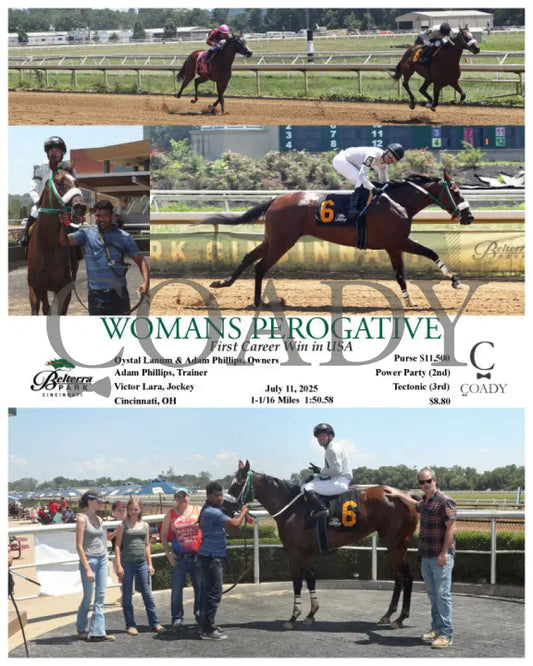WOMANS PEROGATIVE - 071125 - Race 05 - BTP Indiana Grand