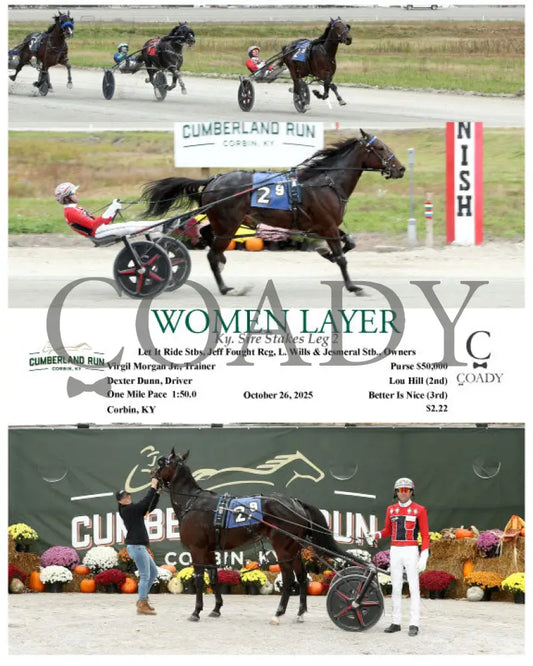 WOMEN LAYER - 102625 - Race 09 - CMR Presque Isle Downs
