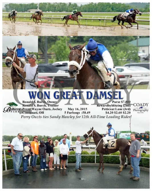 Won Great Damsel - 051615 - Race 05 - BTP - Coady Media - Kurtis Coady Photography