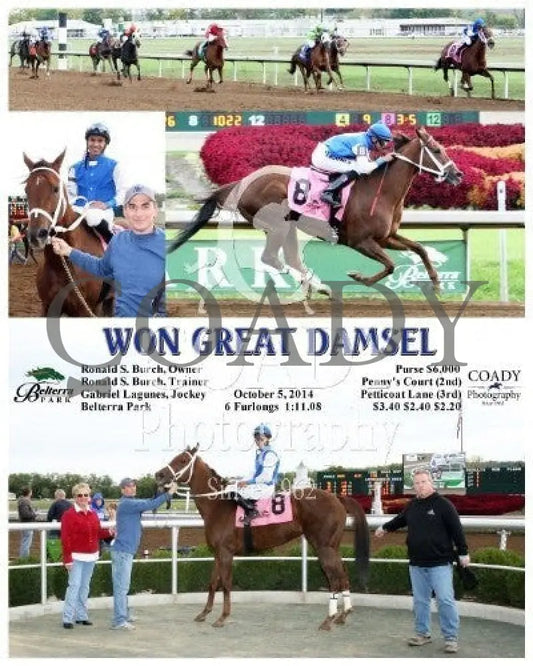 Won Great Damsel - 100514 Race 06 Btp Belterra Park