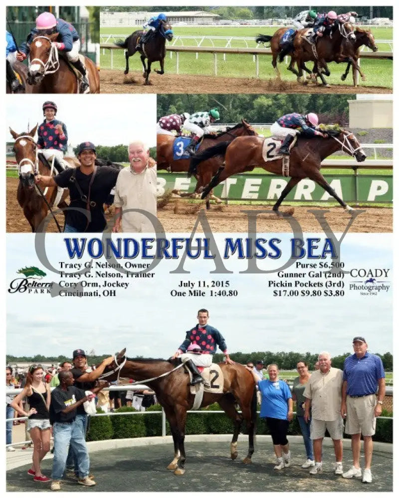 Wonderful Miss Bea - 071115 Race 05 Btp Belterra Park