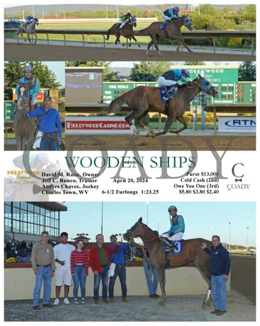 Wooden Ships - 04-20-24 R01 Ct Hollywood Casino At Charles Town Races