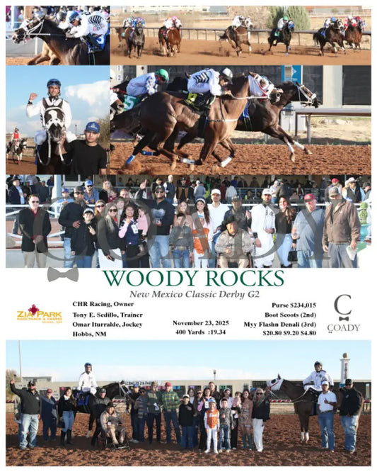 WOODY ROCKS - New Mexico Classic Derby G2 - 11-23-25 - R09 - ZIA - Coady Media - Kurtis Coady Photography