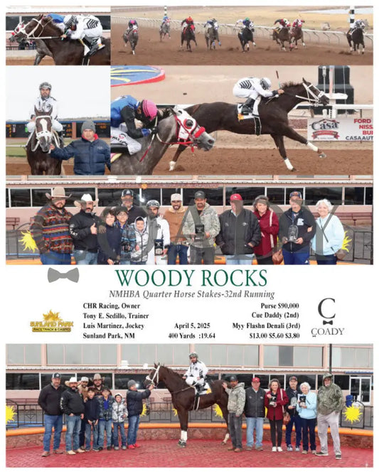 WOODY ROCKS - NMHBA Quarter Horse Stakes-32nd Running - 04-05-25 - R06 - SUN Sunland Park
