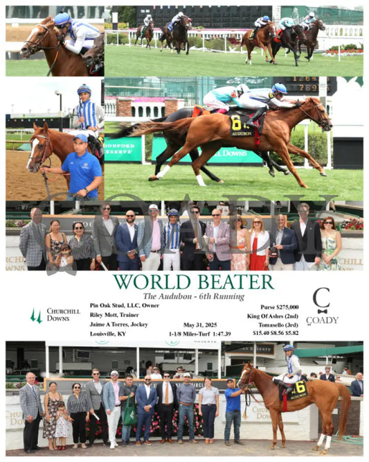 WORLD BEATER - 053125 - Race 07 - CD The Audubon - 6th Running Churchill Downs