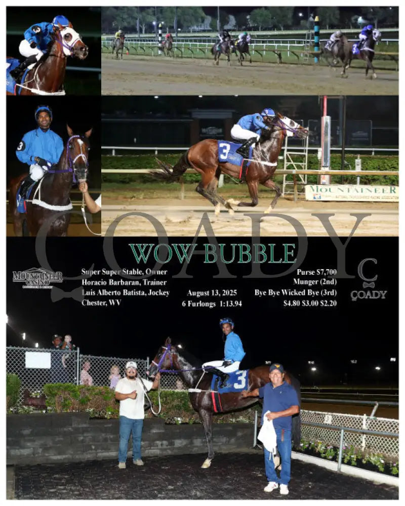 WOW BUBBLE - 08-13-25 - R06 - MNR Mountaineer Park